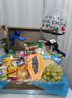CESTA DE CAF� DE DIA DOS PAIS DOMINGOU COM O PAPAI