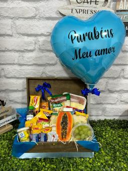 CESTA DE CAF� DA MANH� MEU AMOR COM BAL�O