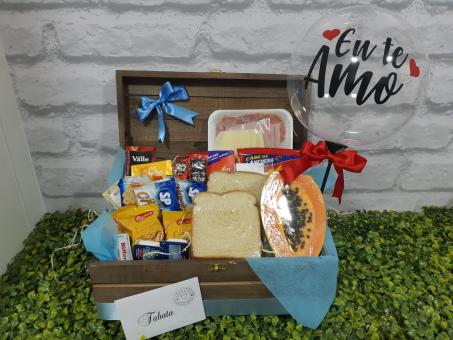 CESTA DE CAF� HAPPY DAY COM AMOR
