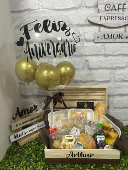 CESTA DE CAF� DA MANH� BELLA LUNA
