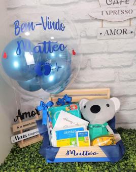 CESTA MATERNIDADE BEM VINDO PELUCIA COALA